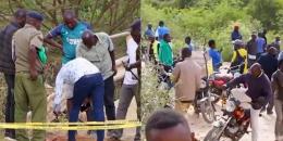 A collage of the Migori County explosives scene.